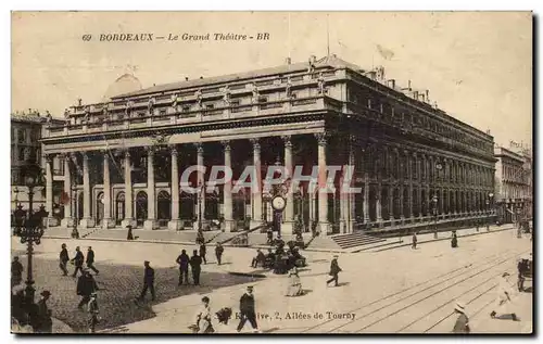 Bordeaux Cartes postales Le grand theatre