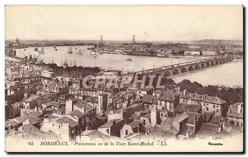 Bordeaux Cartes postales Panorama de la Tour Saint Michel