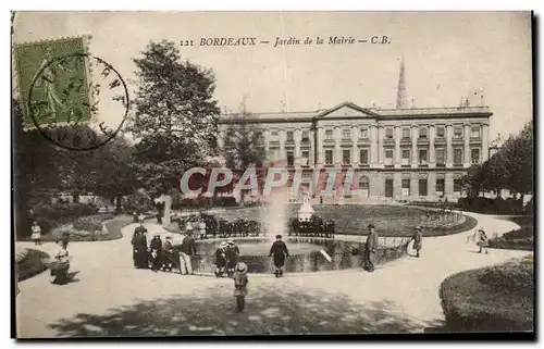 Bordeaux Ansichtskarte AK Jardin de la mairie