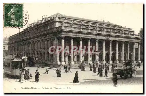 Bordeaux Cartes postales Le grand theatre