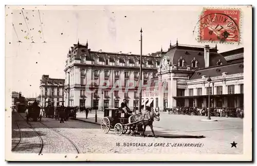 Bordeaux Ansichtskarte AK La gare Saint Jean (arrivee)