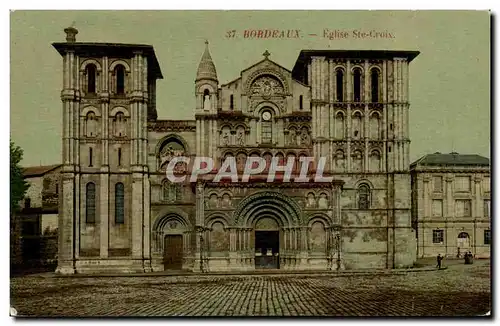 Bordeaux Cartes postales Eglise Sainte CRoix