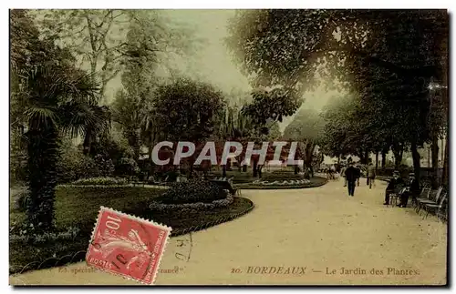 Bordeaux Cartes postales Le jardin des plantes