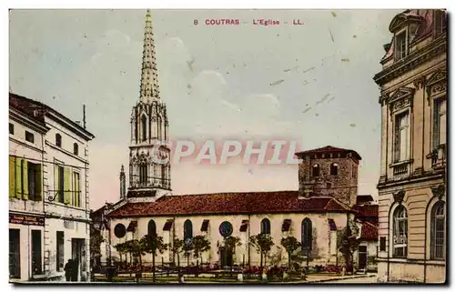 Coutras Cartes postales L'eglise