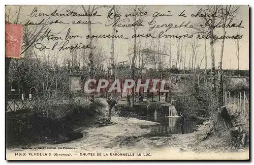 Verdelais Cartes postales Chute de la Garonnelle au Luc