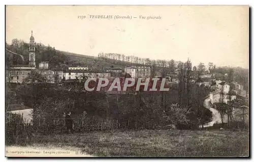 Verdelais Cartes postales Vue generale