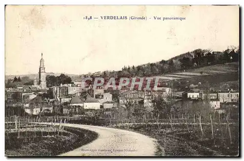 Verdelais Cartes postales Vue panoramique