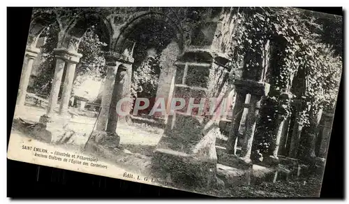 Saint Emilion Cartes postales Anciens cloitres de l&#39eglise des cordeliers