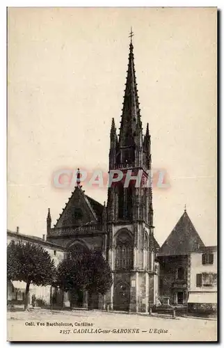 Cadillac sur Garonne Cartes postales L&#39eglise