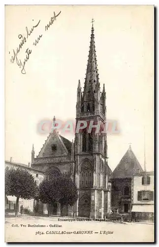 Cadillac sur Garonne Cartes postales L'eglise