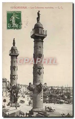 Bordeaux Cartes postales Les colonnes rostrales