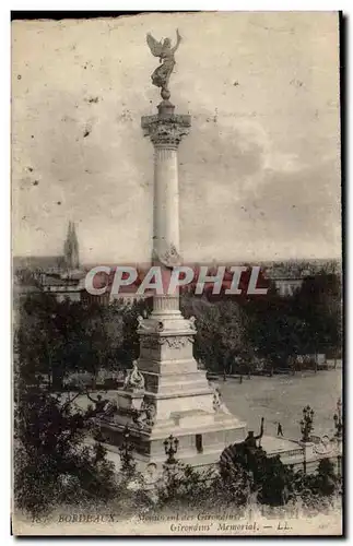 Bordeaux Cartes postales Les colonnes rostrales