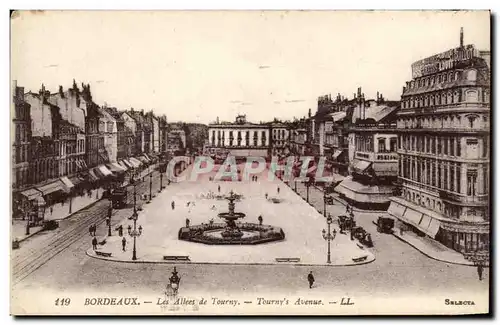 Bordeaux Cartes postales Les allees de Tourny