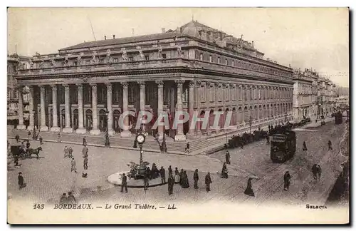 Bordeaux Cartes postales Le grand theatre