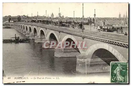 Bordeaux Cartes postales Le pont de pierre