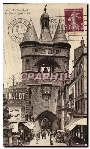 Bordeaux Cartes postales Porte de la grosse horloge