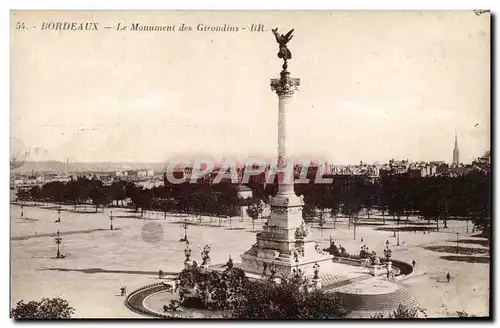 Bordeaux Cartes postales Monument des Girondins