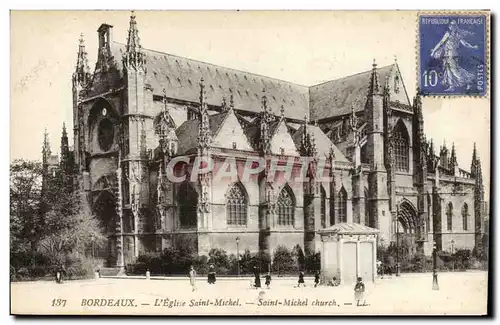 Bordeaux Cartes postales L'eglise Saint Michel