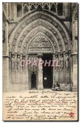 Bordeaux Cartes postales Portique de la cathedrale Saint Andre