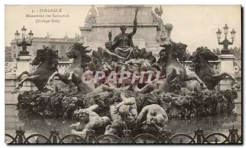 Bordeaux Cartes postales Monument des Girondins