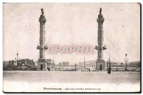 Bordeaux Cartes postales Les colonnes rostrales