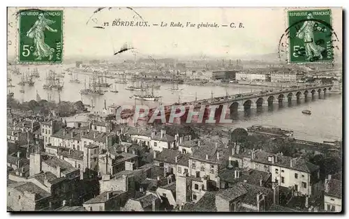 Bordeaux Cartes postales La rade Vue generale