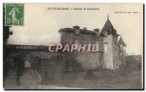 Le Bazadais Cartes postales Chateau de Cazeneuve