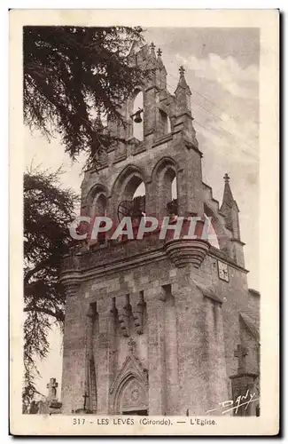 Cartes postales Les Leves L'eglise
