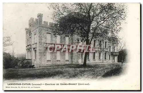 Cartes postales Chateau de Grand Branet langoiran Capian