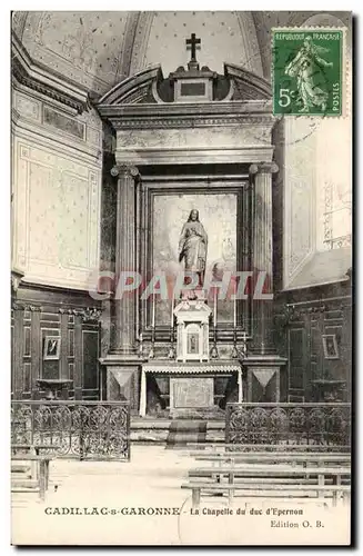 Cartes postales Cadillac sur Garonne La chapelle du duc d'Eperon