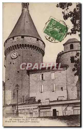 Cartes postales Libourne Tours du grand port