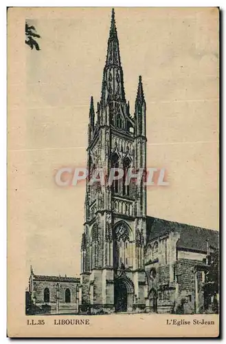 Cartes postales Libourne L'eglise Saint Jean