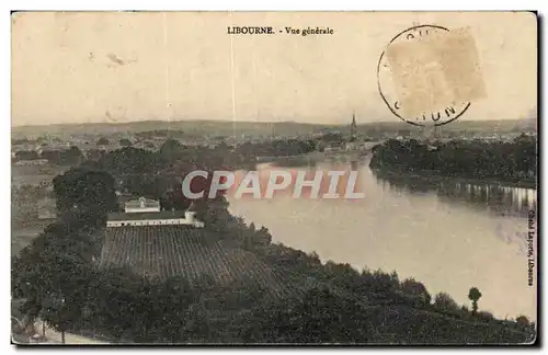 Cartes postales Libourne Vue generale