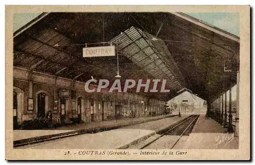 Coutras Cartes postales Interieur de la gare
