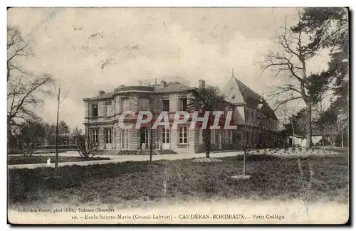 Cartes postales Ecole Sainte Marie Cauderan Bordeaux Petit college