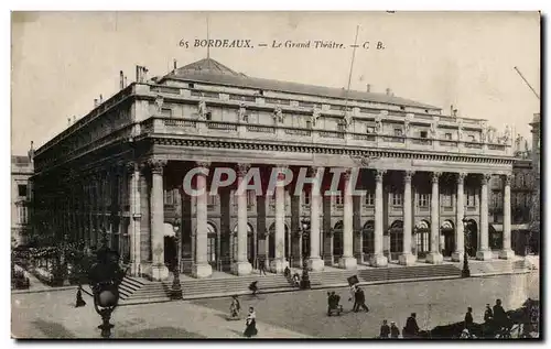 Cartes postales Bordeaux Le grand theatre