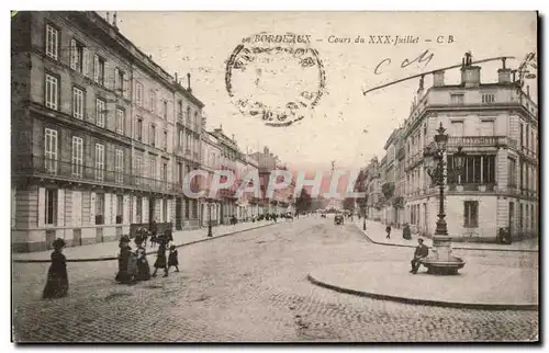 Cartes postales Bordeaux Cours du XXX Juillet