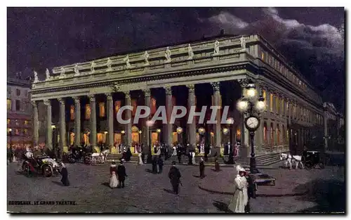 Cartes postales Bordeaux Le grand theatre