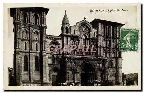 Ansichtskarte AK Bordeaux Eglise Ste Croix