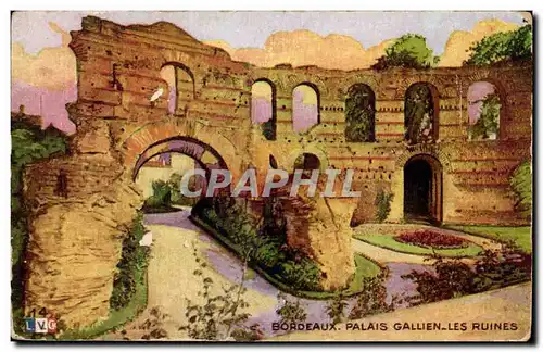 Cartes postales Bordeaux Palais Galien Les ruines (Rome antiquite)