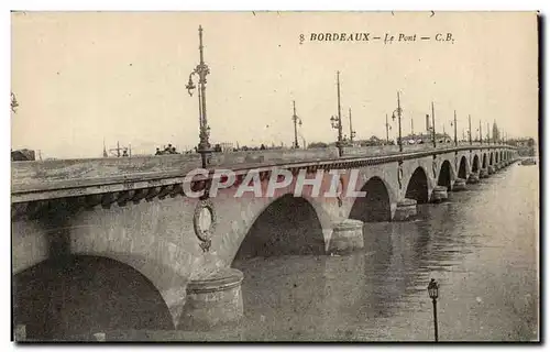 Cartes postales Bordeaux Le pont