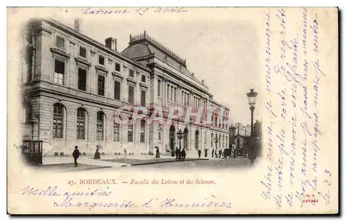 Cartes postales Bordeaux Faculte des lettre et des Sciences (universite)