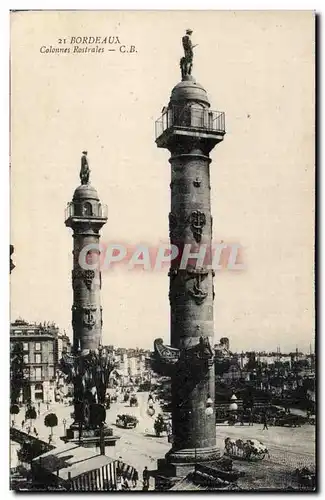 Cartes postales Bordeaux Colonnes rostrales