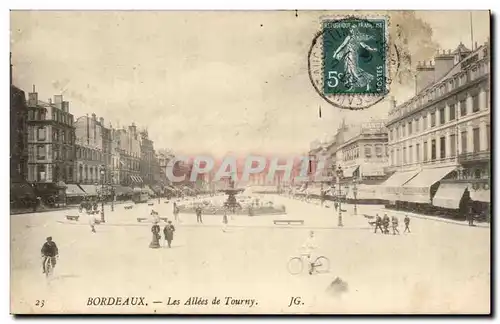 Cartes postales Bordeaux Les allees de Tourny