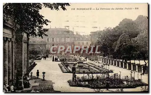 Cartes postales Bordeaux La terrasse du jardin public