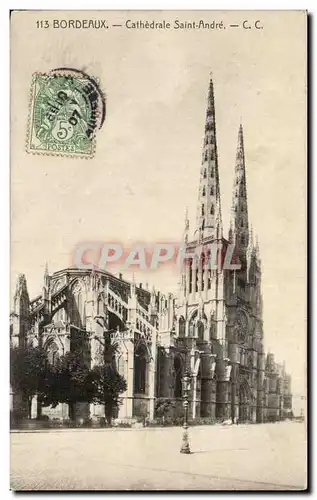 Bordeaux Cartes postales CAthedrale Saint Andre