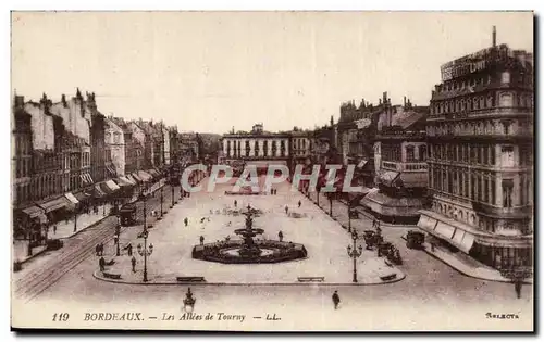 Bordeaux Cartes postales Les allees de Tourny