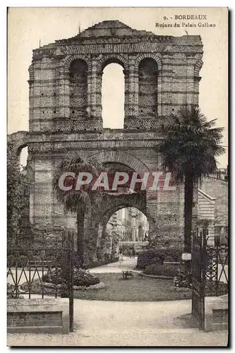 Bordeaux Cartes postales Ruines du palais Gallien