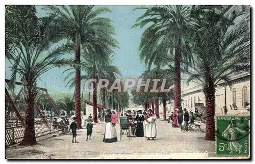 Toulon Cartes postales Allee des palmiers Place de la liberte