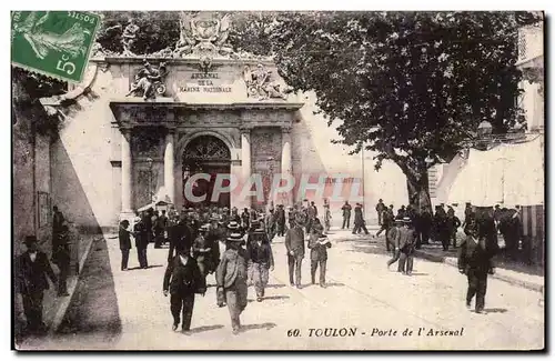 Toulon Cartes postales Porte de l&#39arsenal